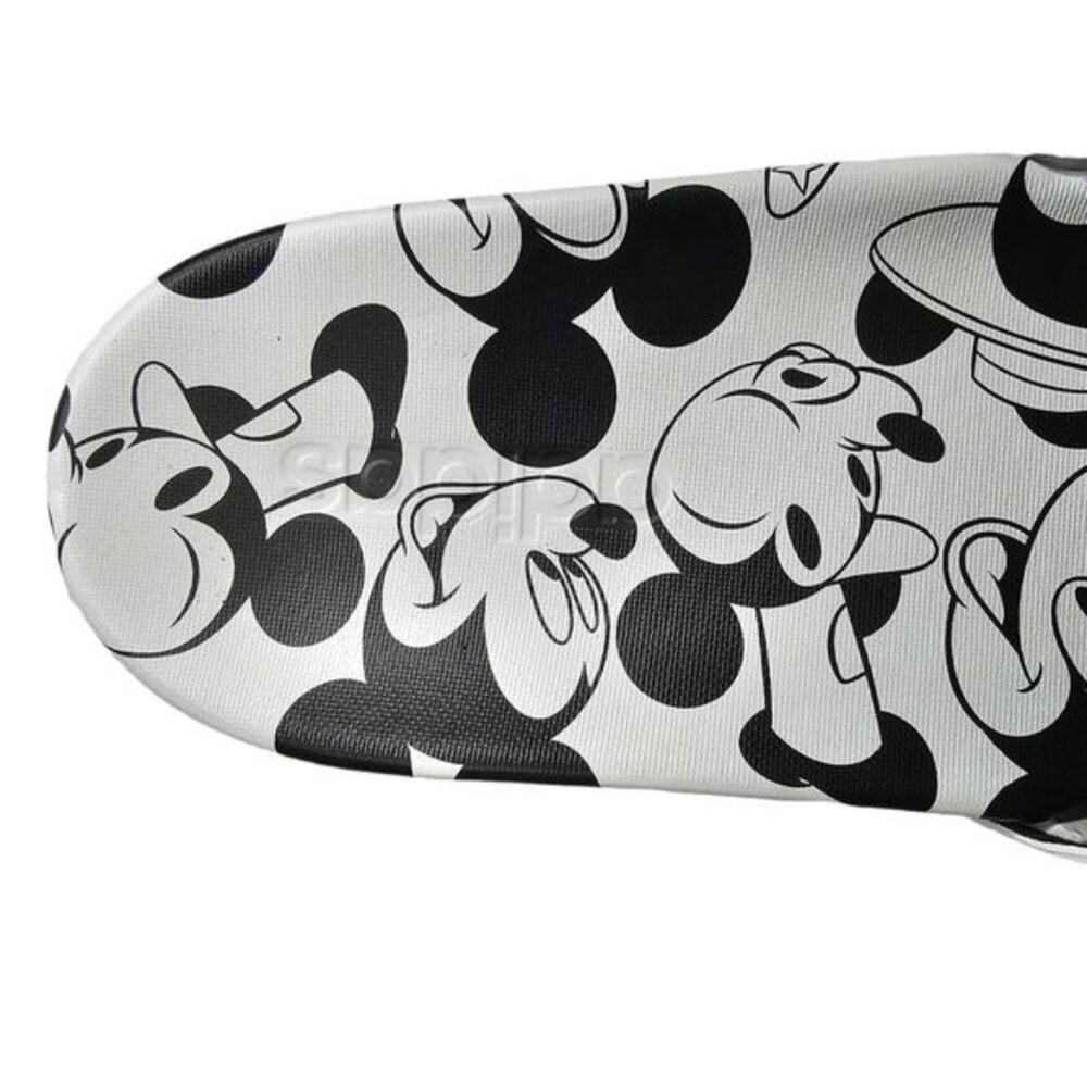 NWT Adidas Slides Mens Size 12 Disney Mickey Mouse Adilette Comfort Black White - Picture 12 of 15
